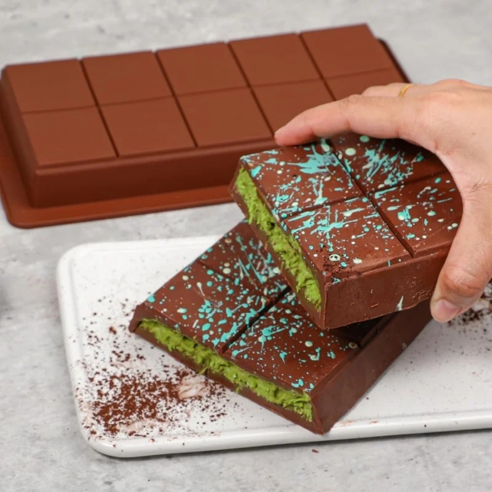 Protein Bar - Chocolate Bar Molds Silicone Bars Break