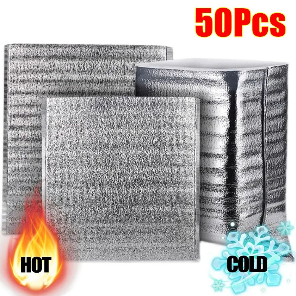 Aluminum Foil Cooler Bag Insul - đánh giá và giá Food Snacks Delivery