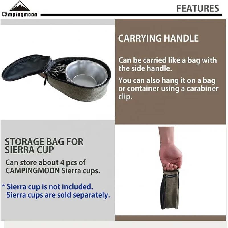 CAMPINGMOON S220-B Canvas Mini - đánh giá và giá Food Snacks Delivery