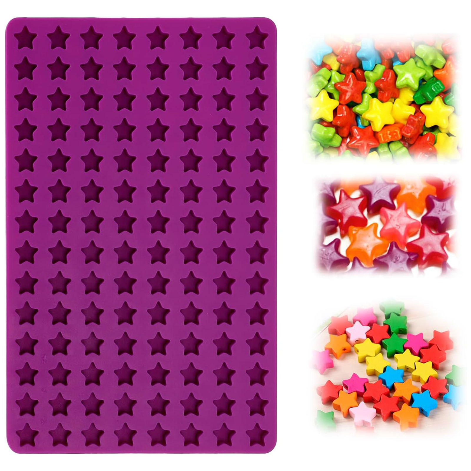 112 Cavity Mini Star Silicone  - đánh giá và giá Gummy Candy
