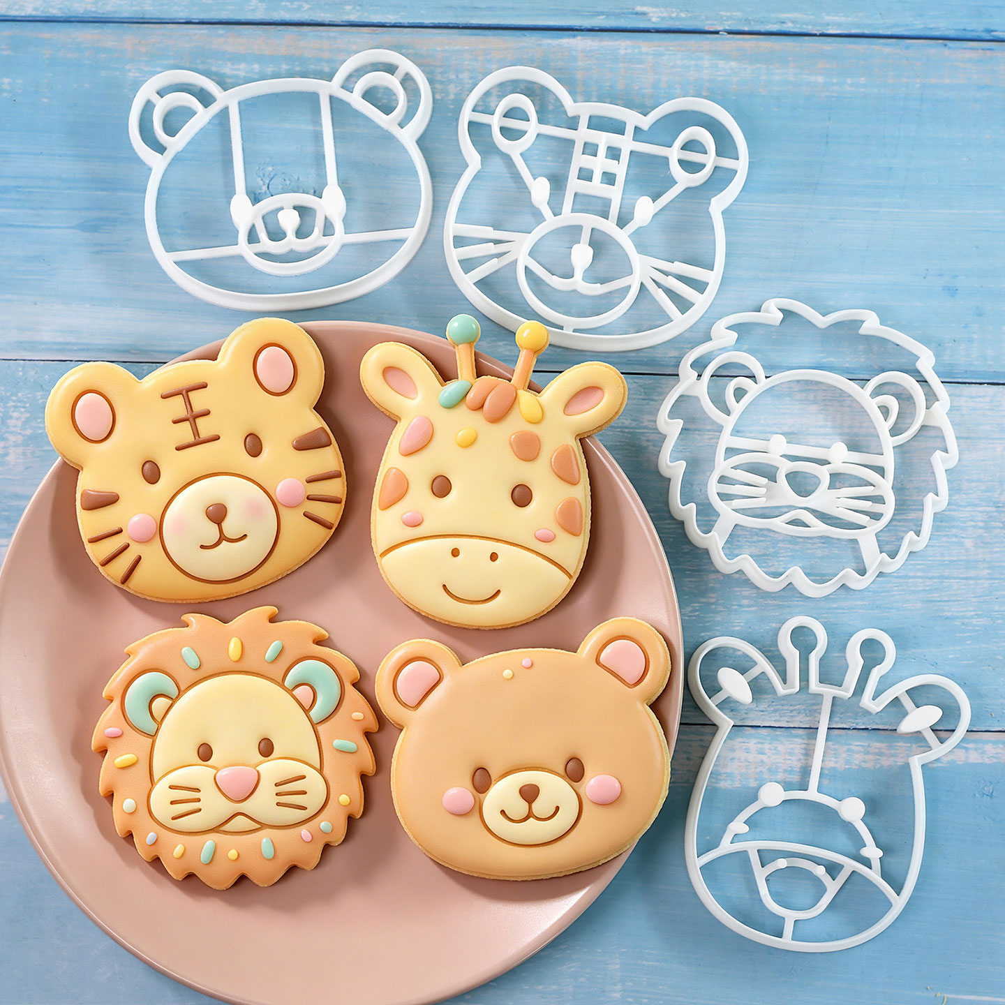 4 Pcs Animal Cookie Cutters Se - đánh giá và giá Cookies Pack