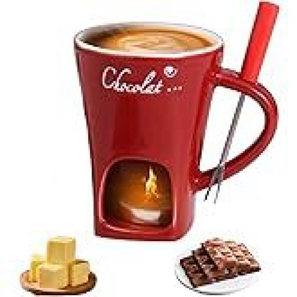 Ceramic Chocolate Fondue Mug C - đánh giá và giá Chocolate Snack