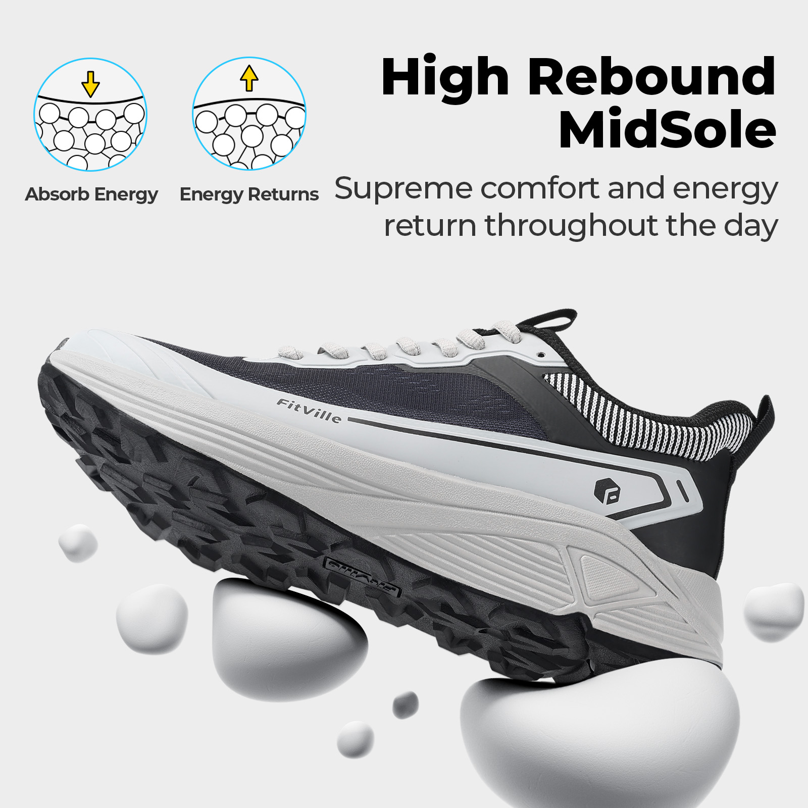 FitVille Wide Sports Shoes Wea - đánh giá và giá Trail Mix