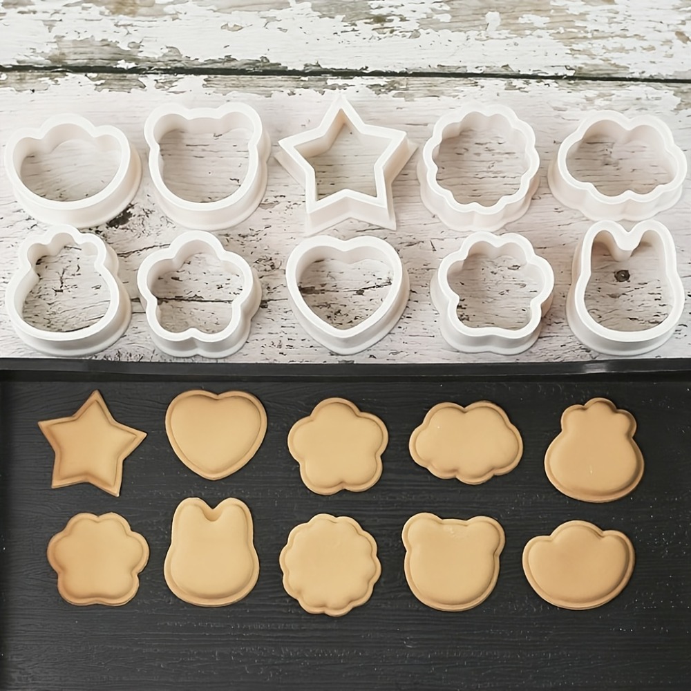 10Pcs Cookie Biscuit  Cutters  - đánh giá và giá Cookies Pack