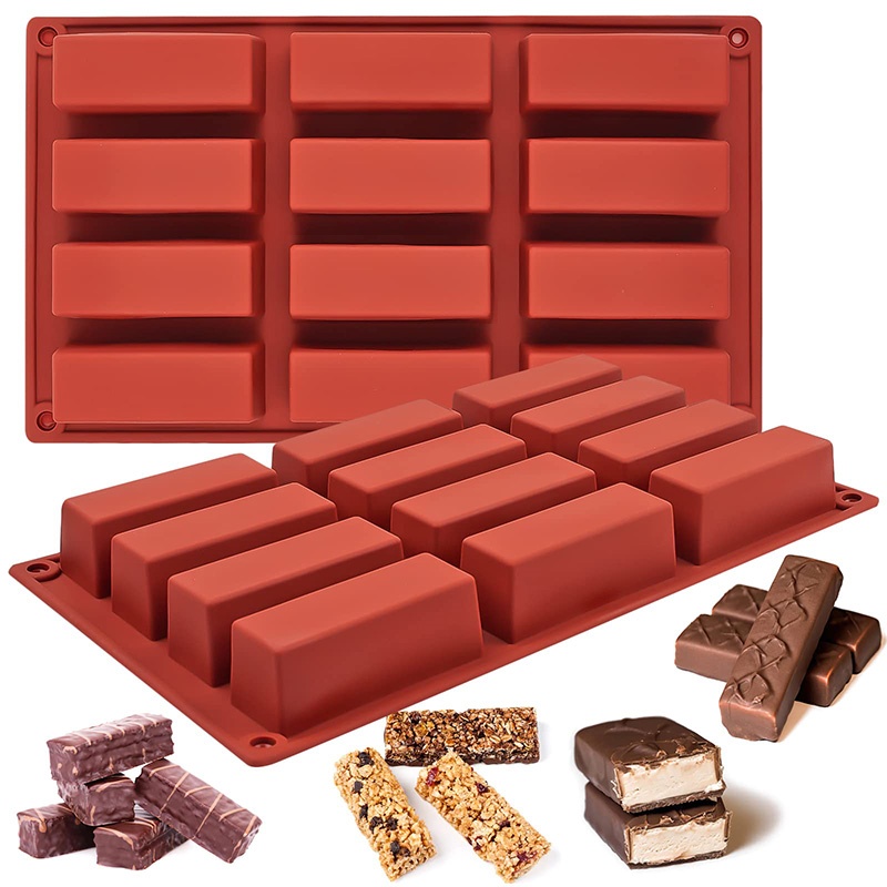1Pc 9/12 Grids Rectangle Silic - đánh giá và giá Protein Bar