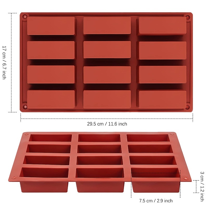 1Pc 9/12 Grids Rectangle Silic - đánh giá và giá Protein Bar
