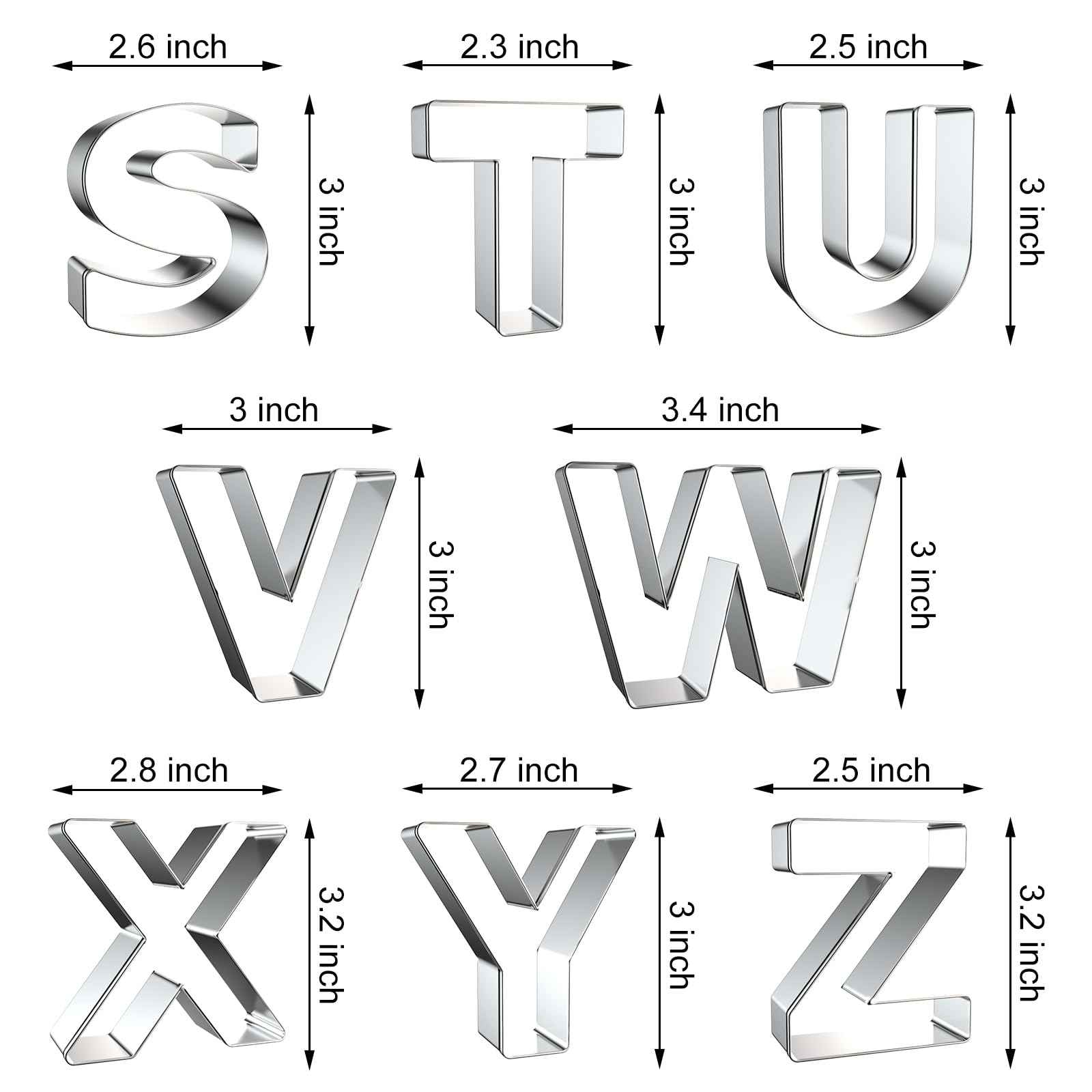 Letter Cookie Cutters Shapes - - đánh giá và giá Cookies Pack